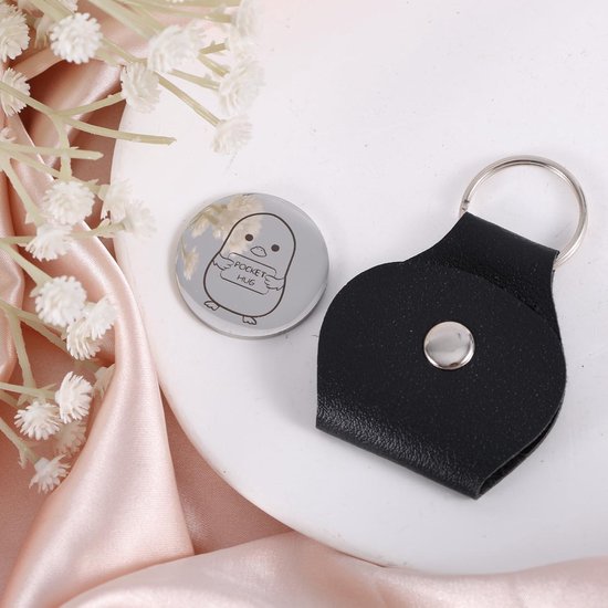 Sleutelhanger 'Pocket Hug', inspiratie, muntje, lange-afstandsrelatie, geheugensteuntje, vriendschapscadeau, roestvrij staal, dubbelzijdig, voor familie, vriend, dochter, dochter, dochter, dochter