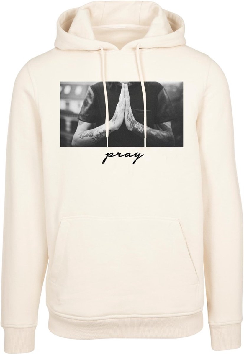 Mister Tee Pray Hoodie/trui XS Beige