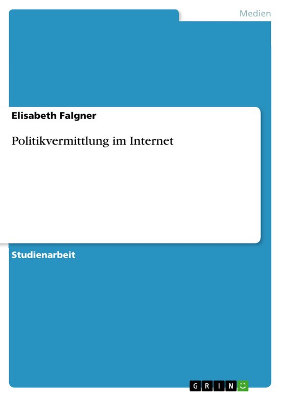 Politikvermittlung im Internet - cover