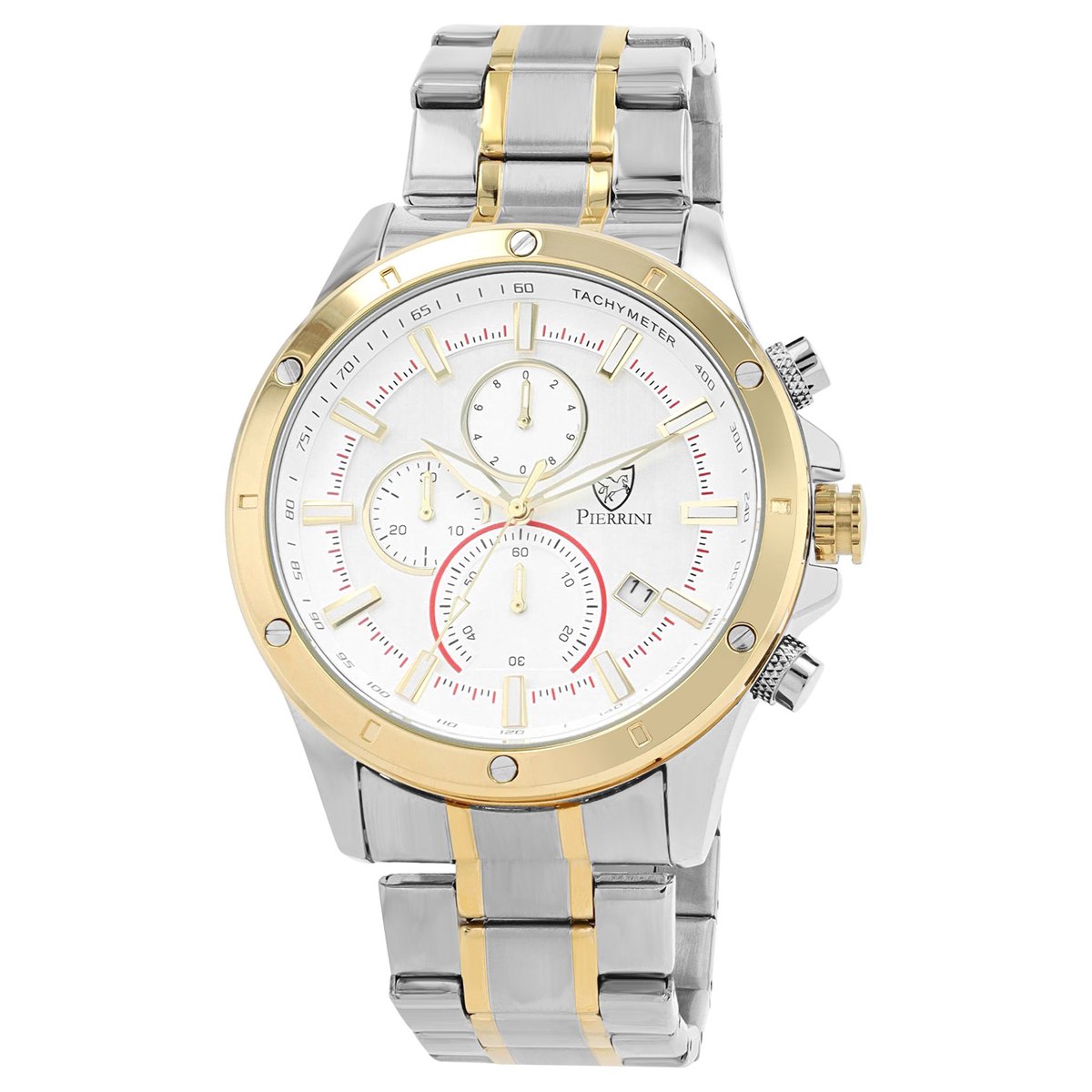 Pierrini - Heren Horloge 2800122 - Zilver