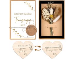 Gift for Bridesmaid - Suggestion Cards - Hestya - Will du Meine Trauzeugin Sein - Bridesmaid Wedding Announcement