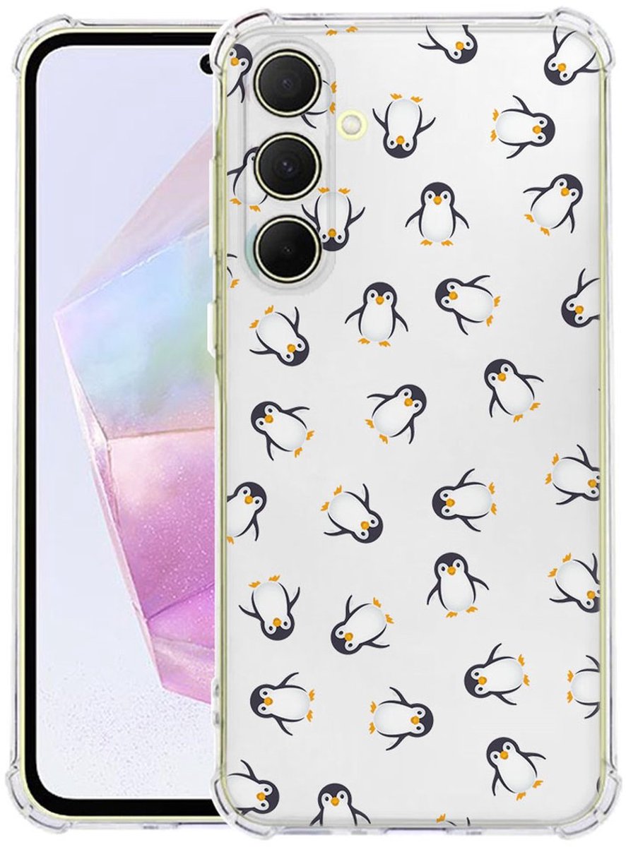 Samsung Galaxy A56 Hoesje - Pinguïn TPU Antishock