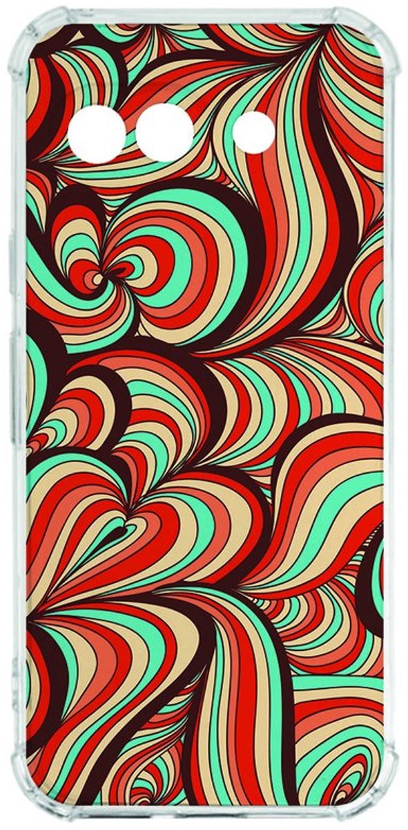 Google Pixel 9a Hoesje - Retro TPU Antishock