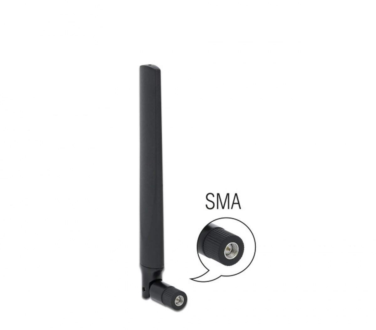 5G antenne - omnidirectioneel - SMA (m) - -3,3-1,3 dBi / zwart
