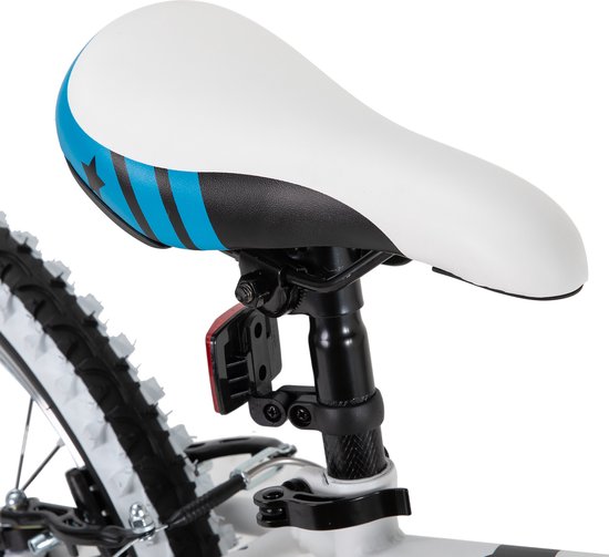 JOYSTAR Lubbock 24" Kinder Hardtail Mountainbike - 1 versnelling - V-brake - Witte noppenbanden - Wit van JOYSTAR — afbeelding 4