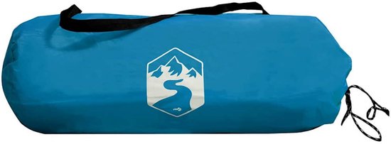 vidaXL - Fietstent - met - dak - met - opslag - met - luchtopening - Blauw van Vidaxl — afbeelding 3