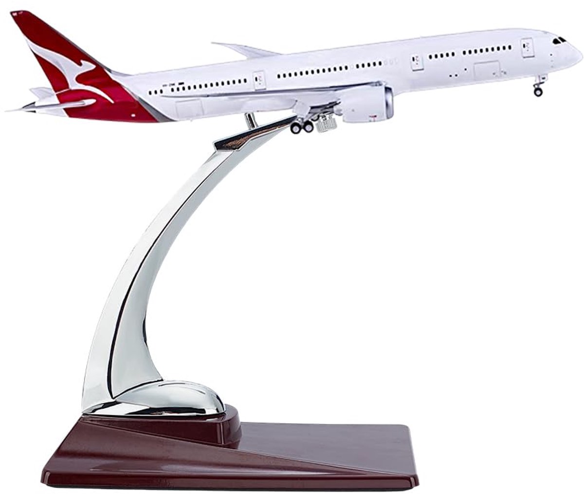 Model Vliegtuig Display Stand 142x78x145mm Kokosbruin Plastic Vliegtuig Model Opslag Stand Metalen Display Staaf Zonder Vliegtuig voor 30-50cm Model Vliegtuigen
