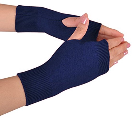 Novawo Wolmix vingerloze handschoenen warme armwarmers unisex