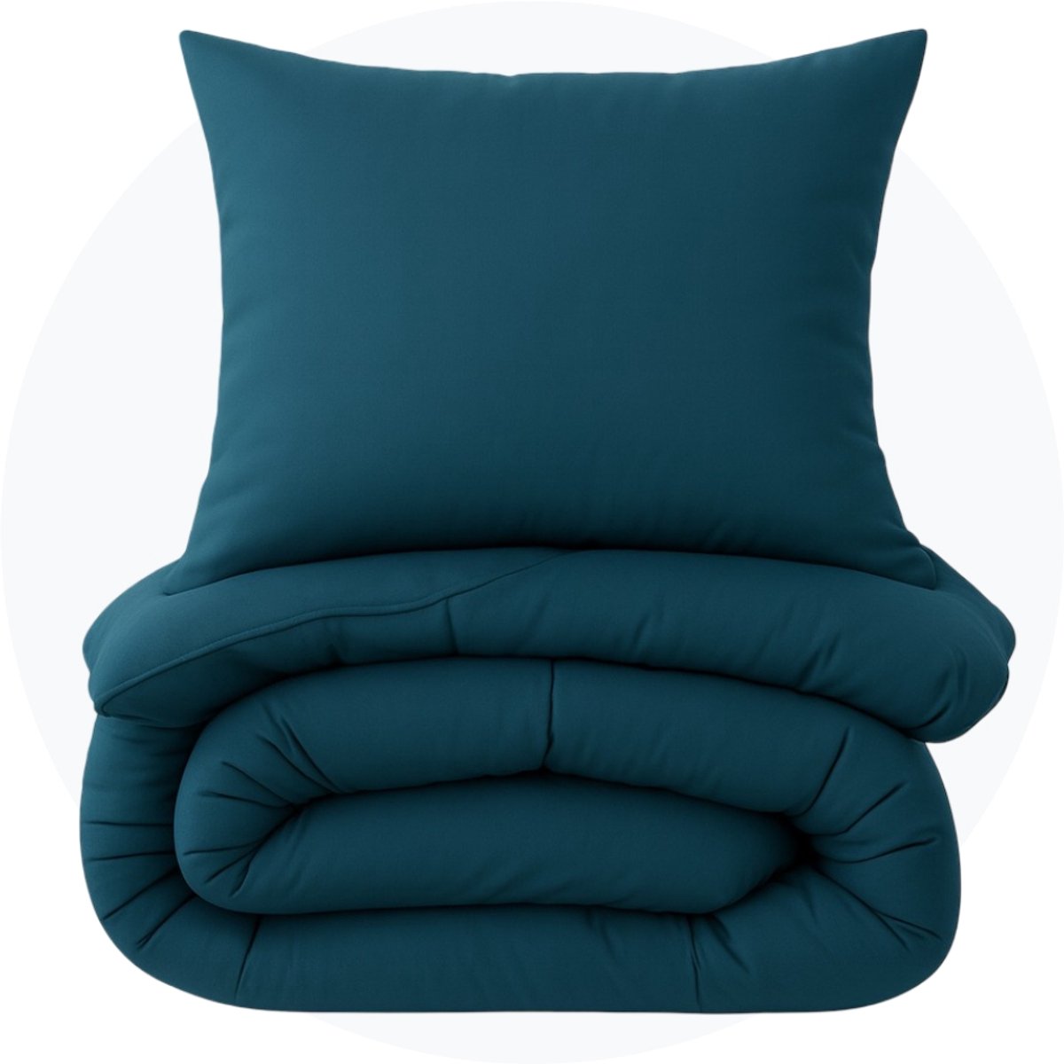 SimplyDream wasbaar dekbed - Eenpersoons - 140x200 cm - Petrol