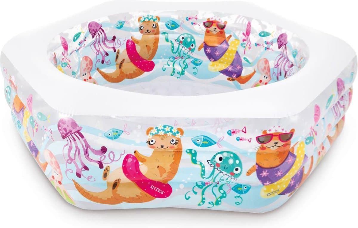 Intex Happy Otter Opblaaszwembad - 191 x 178 x 61 cm — afbeelding 8