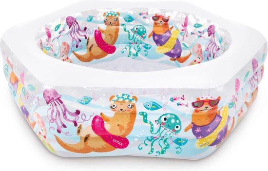 Intex Happy Otter Opblaaszwembad - 191 x 178 x 61 cm