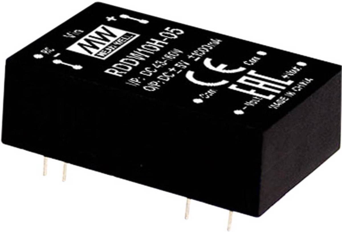 Mean Well RSDW10H-05 DC/DC-converter 2000 mA 10 W Aantal uitgangen: 1 x
