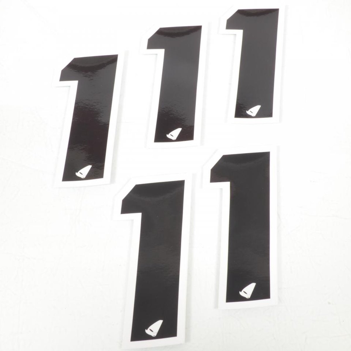 Autocollant stickers UFO pour Auto Numéro 1 noir 130x57mm Neuf