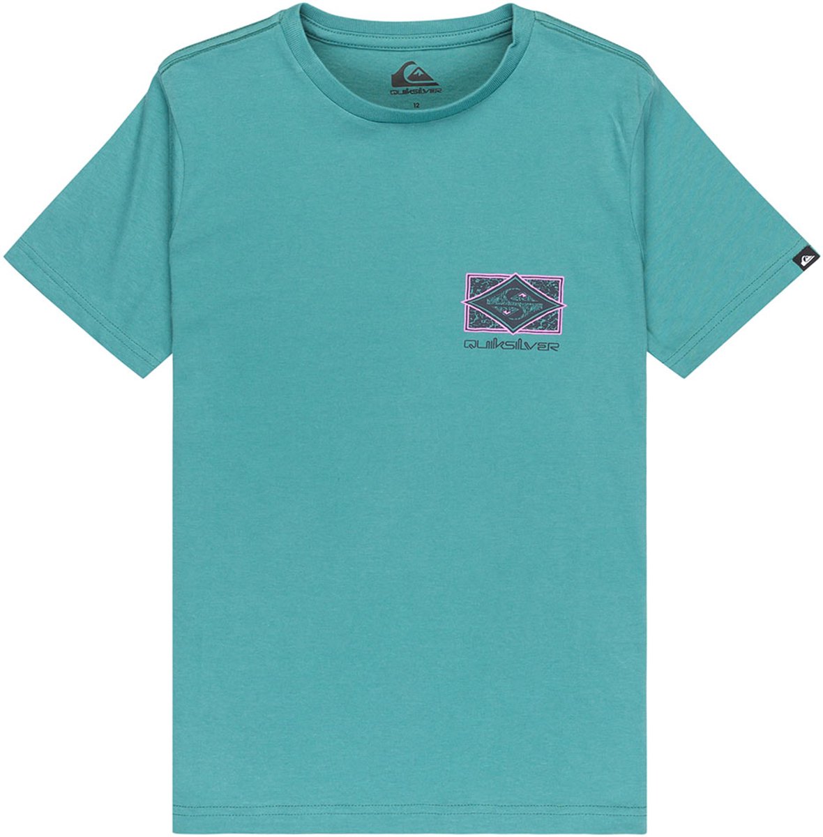 Quiksilver Evo Crisis T-shirt Met Korte Mouwen 16 Years Jongen Deep Sea