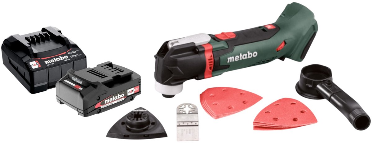 Metabo MT 18 LTX accu-multitool 18 V OIS / Starlock + 1x accu 2,0 Ah + oplader