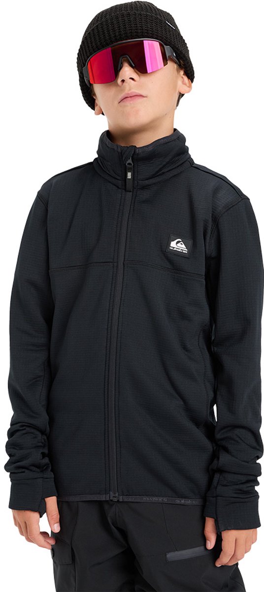 Quiksilver Steep Point Fleece Met Volledige Rits 8 Years Jongens Zwart