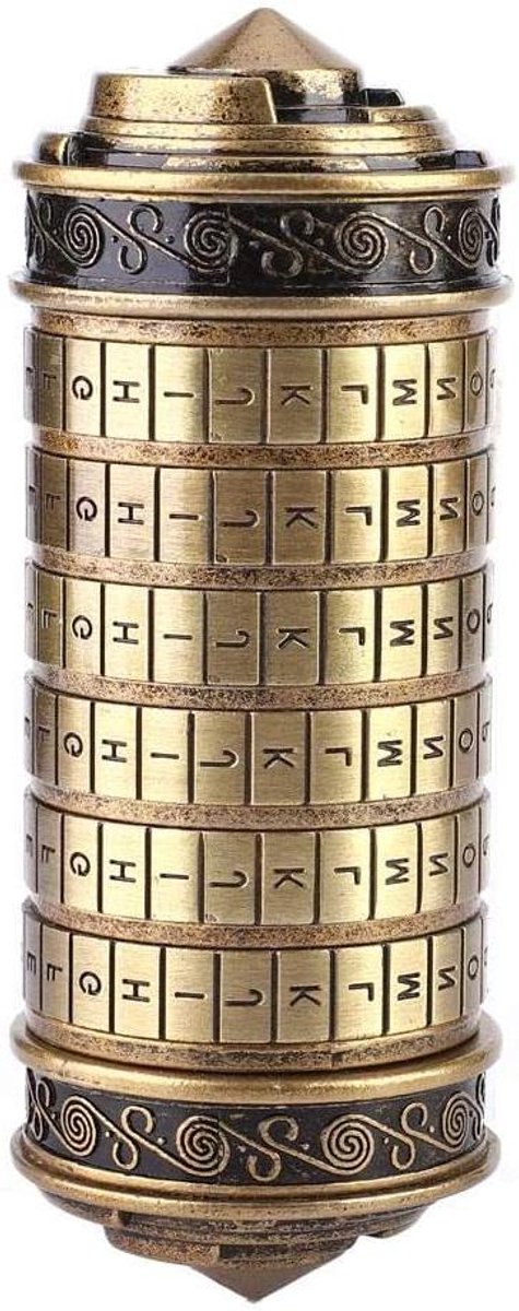 Titel: Cryptex Lock - Romantische Verjaardagscadeaus voor Haar - Code Lock - Miniatuur - I Love You Bondige decoder voor de Da Vinci-liefhebber