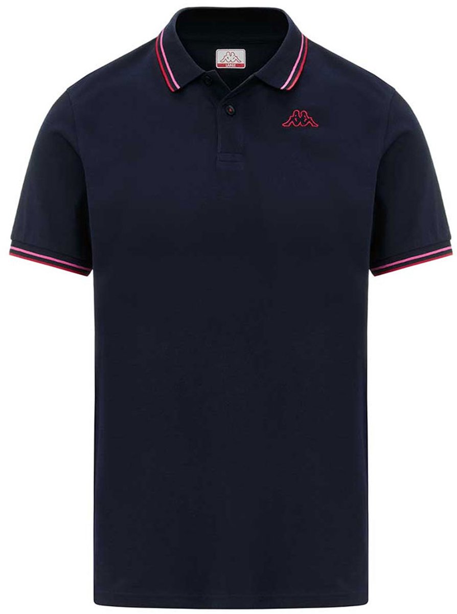 Kappa Ezio 2 Korte Mouw Poloshirt S Man Blauw