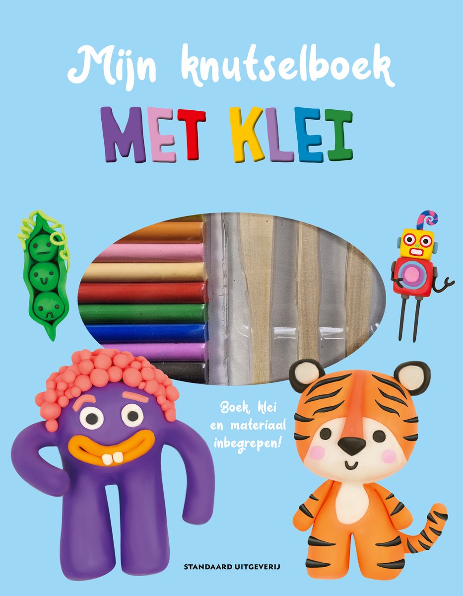 Omslag van Mijn knutselboek met klei