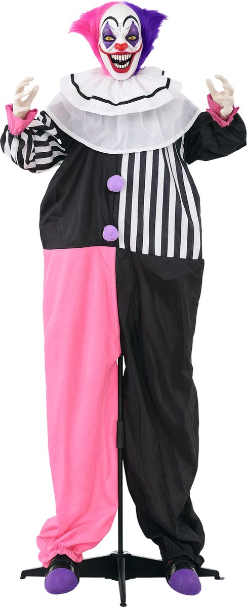 HOMCOM Halloween Decoraties Staal, Polyester 60L x 18B x 173H cm Meerkleurig