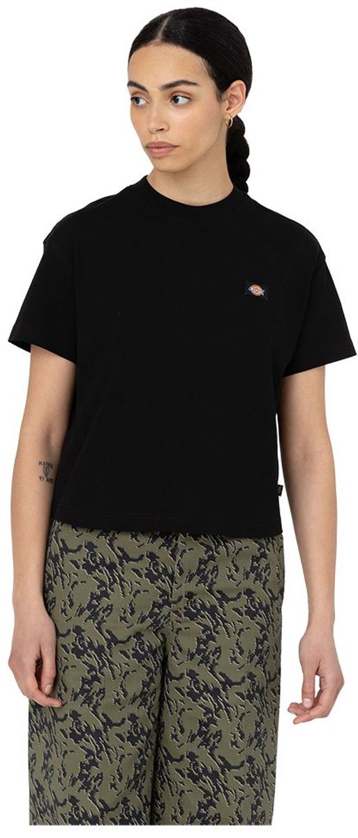 Dickies Oakport Boxy T-shirt Met Korte Mouwen 2XS Vrouw Zwart