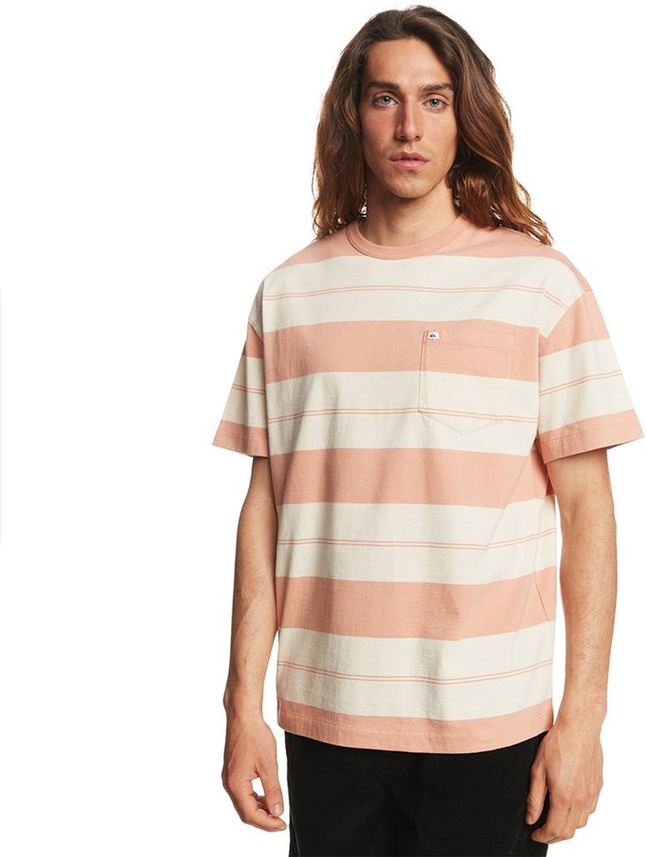 Quiksilver T-shirt Met Korte Mouwen S Man Cafe Stingray