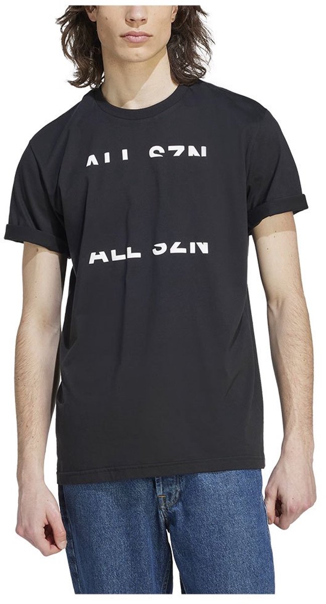 Adidas All Szn T-shirt Met Korte Mouwen L Man Zwart
