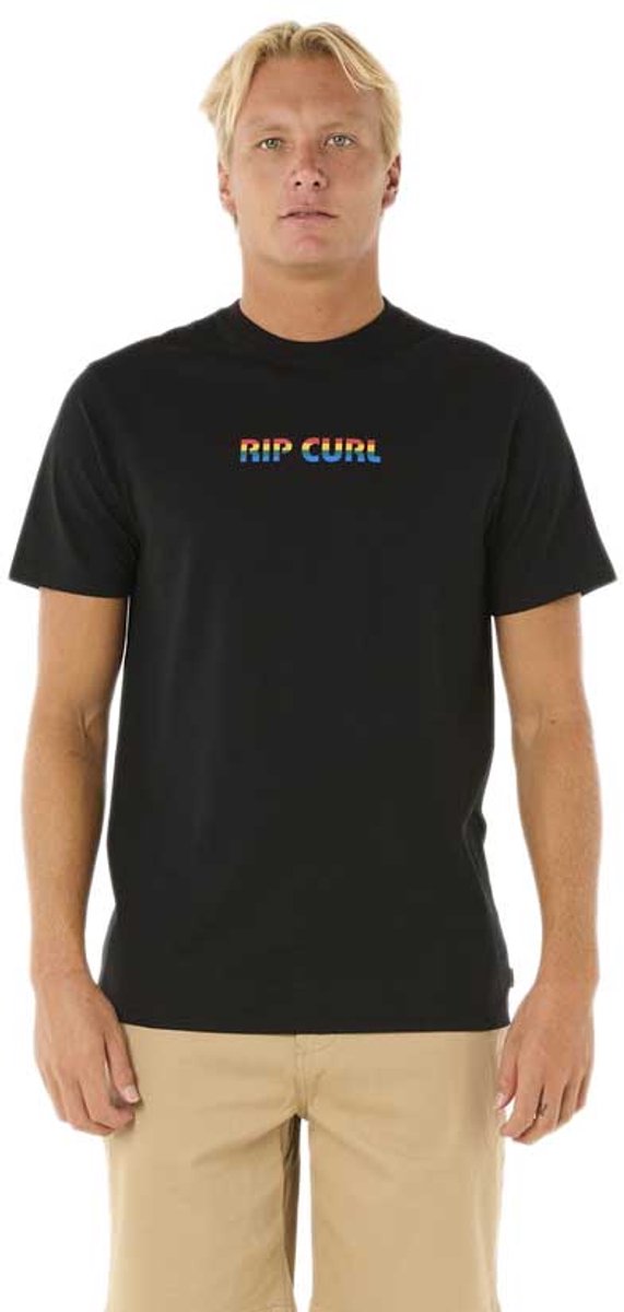 Rip Curl Big Mumma Icon T-shirt Met Korte Mouwen Zwart M Man