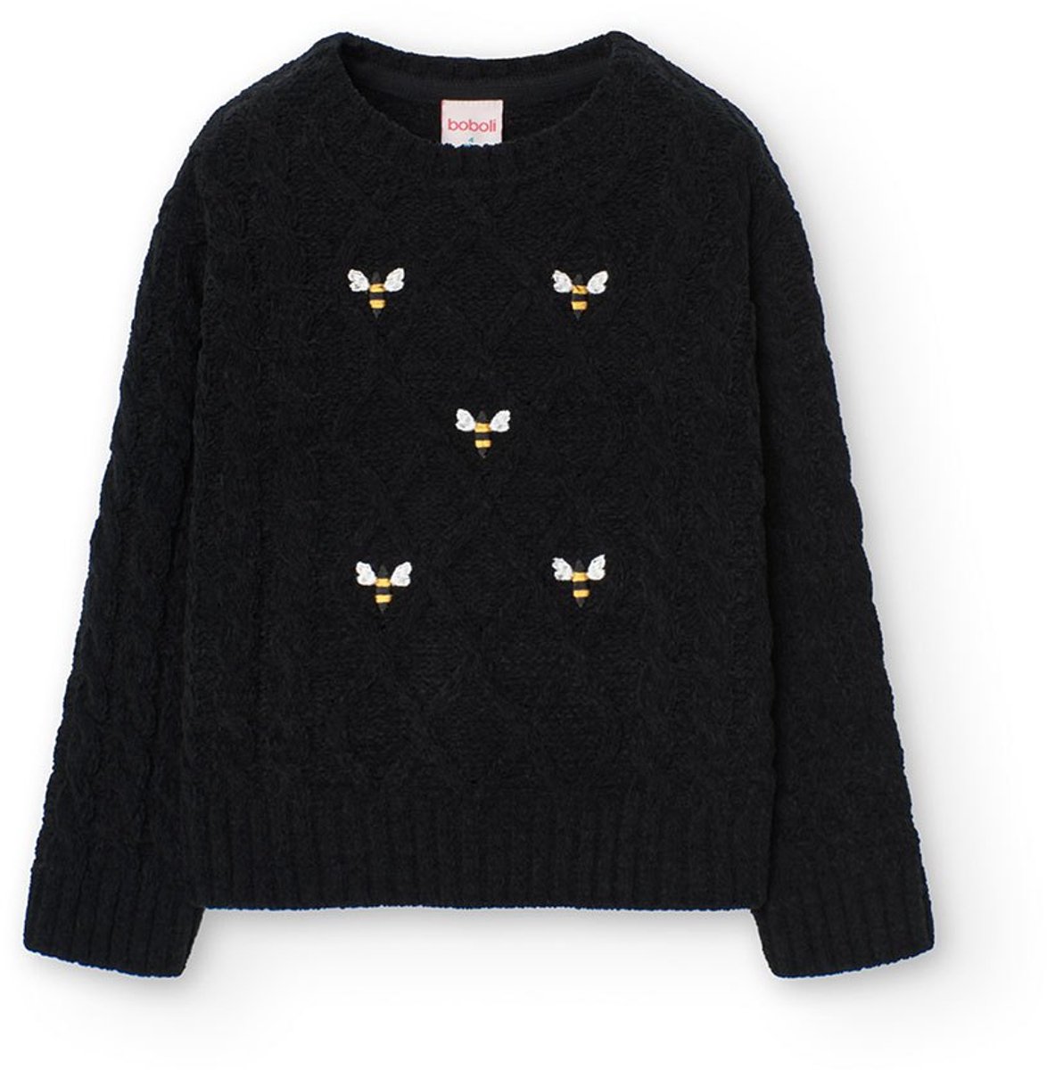 Boboli Knitwear Trui Zwart 7 Years Meisje