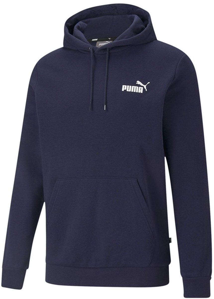 Puma Ess Small Logo Hoodie L Man Vrouw Peacoat