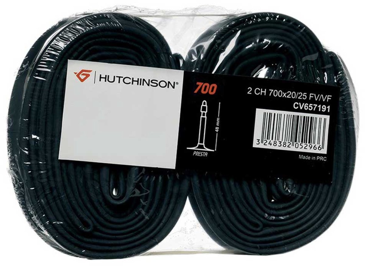 Hutchinson Presta Binnenband 2 Eenheden Zwart 700C / 37-50
