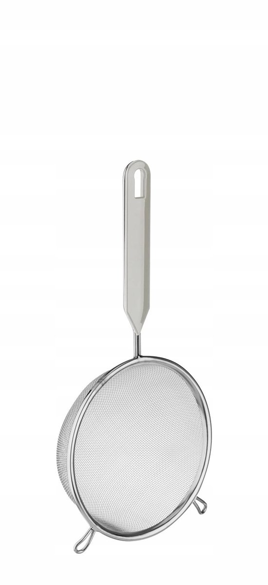 Galicja Keukenzeef RVS 12 cm - Lichtgrijs