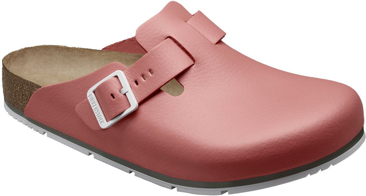 Birkenstock werkschoenen 1026241 Birkenstock Boston Pro Rood