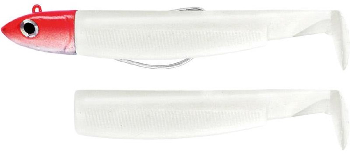 Fiiish Black Minnow Off Shore Combo + Body White/ Red No. 3 (120) - 25g White/ Red