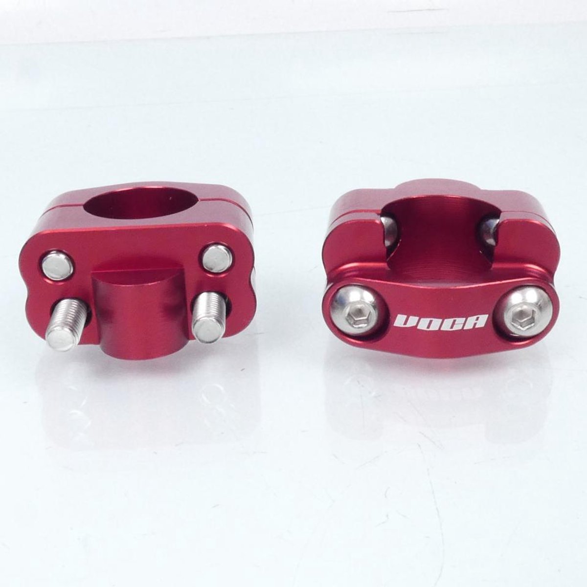 Pontet de guidon Voca pour moto +15 Ø22/28 Neuf