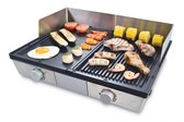 Plancha grill Excellence 3 branders met hardchromen bakplaat Plancha grill Excellence 3 branders met hardchromen bakplaat