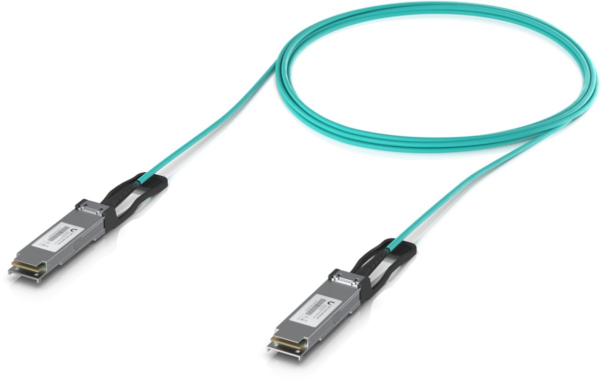 Ubiquiti UACC-AOC-QSFP28-5M InfiniBand en Glasvezelkabel Aqua-kleur