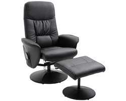Massagestoel - Relax & Care - 10 vibratiepunten - Opbergruimte - Zwart