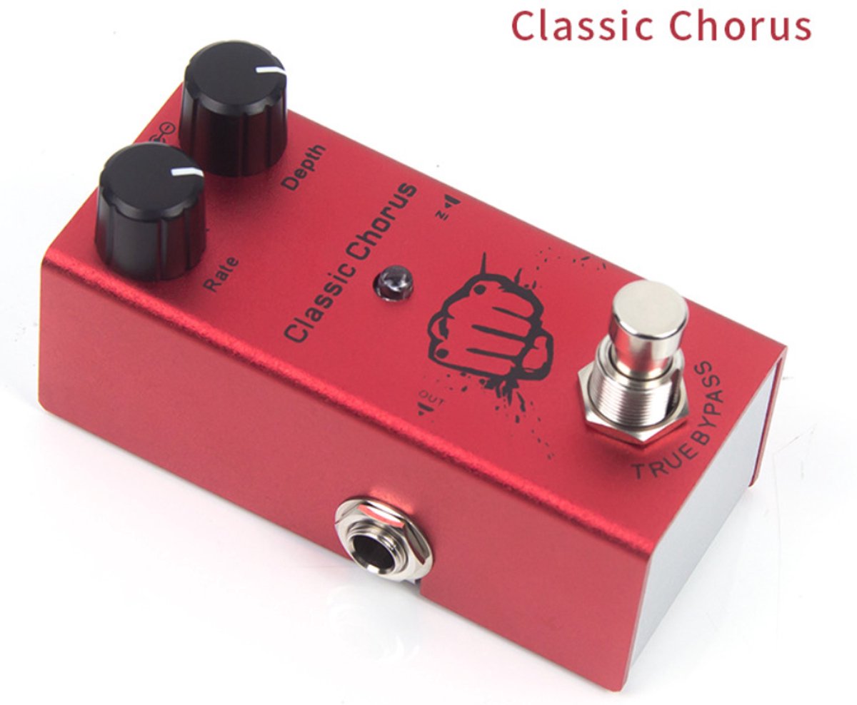 WK Classic Chorus Elektrische Gitaarpedaal – Warme, Ruimtelijke Klank voor de Perfecte Clean Sound!