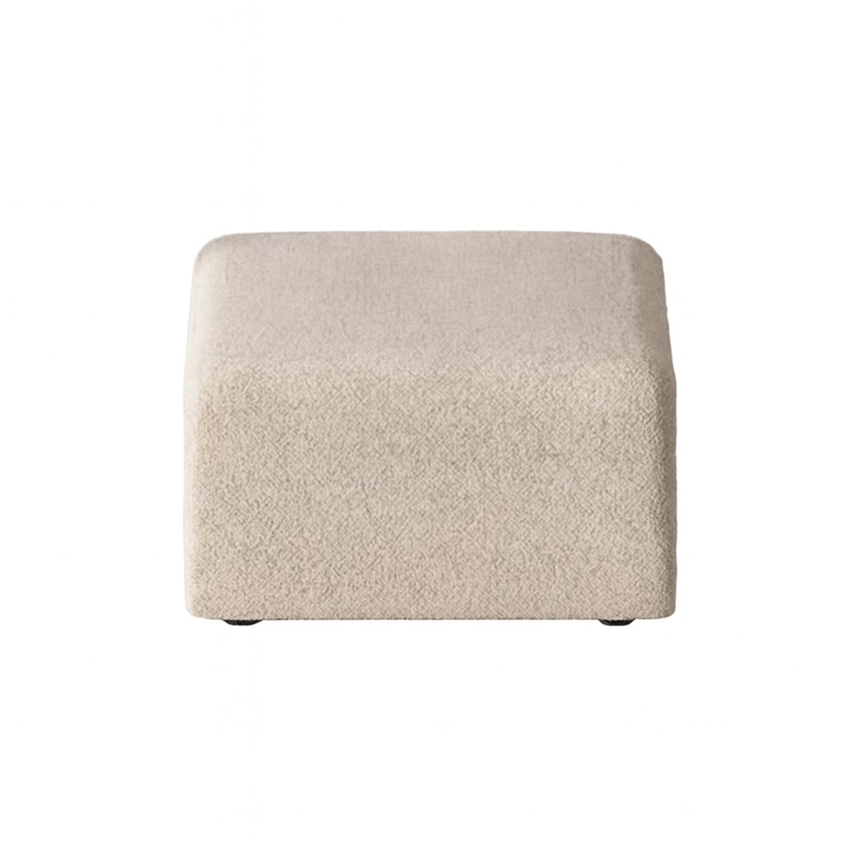 Cubic poef beige.