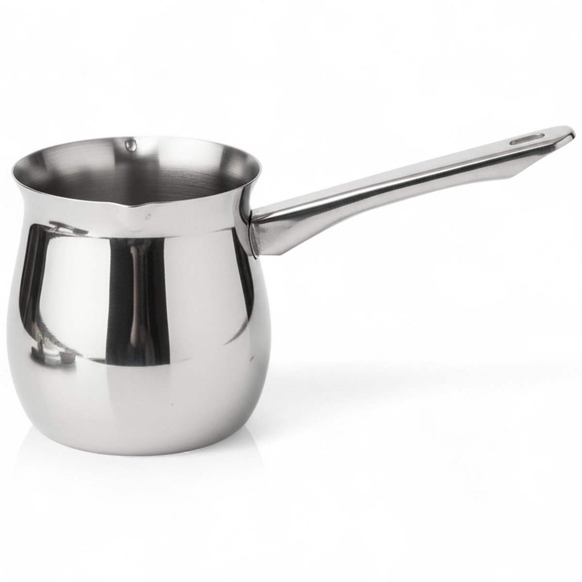 Moderne Turkse koffiepot OTTO, 550 ml, roestvrij staal - Brick - werkt voor alle soorten fornuizen