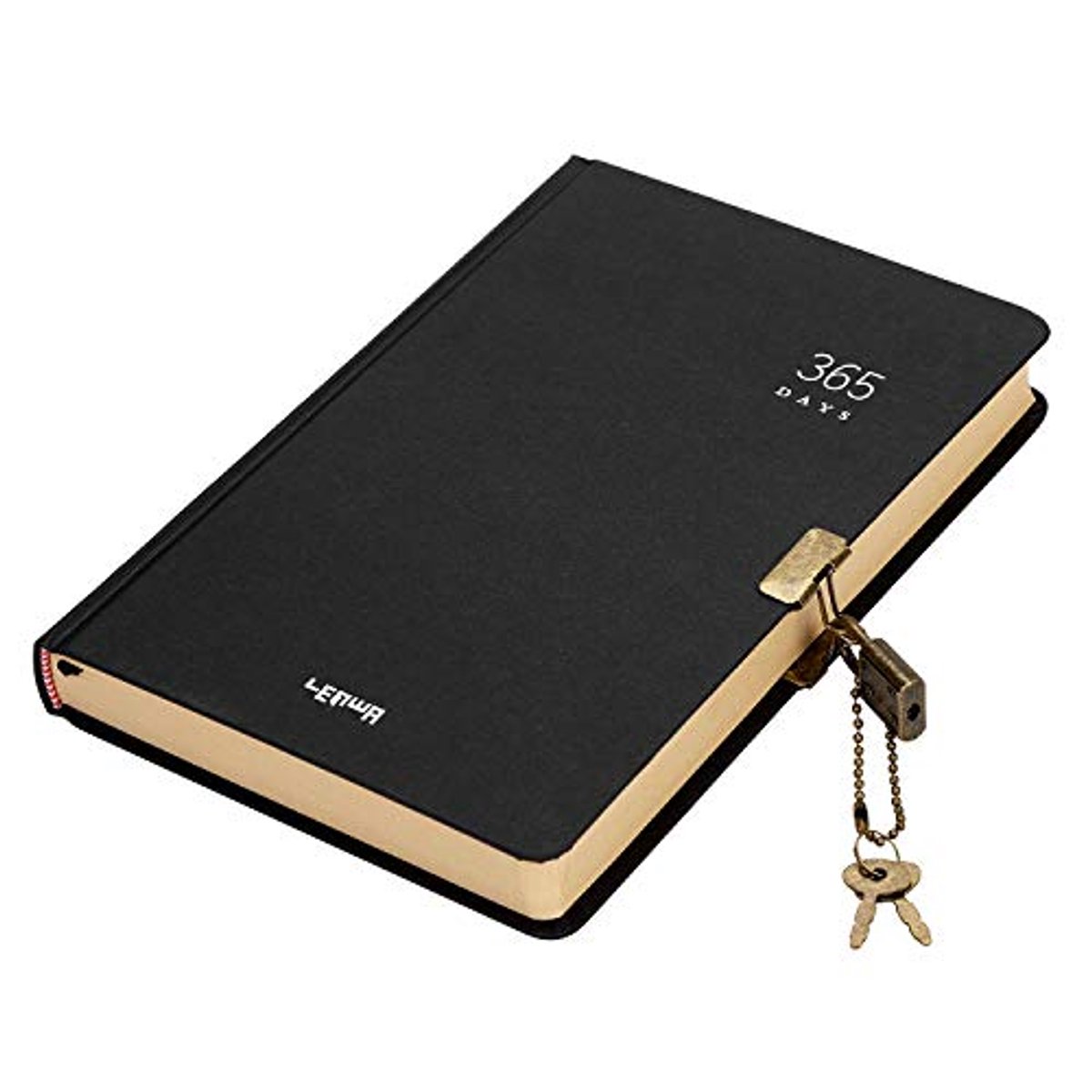 Journals met Slot A5 - Vintage Kraftpapier Notitieboek voor Dagelijkse Aantekeningen en Schetsen