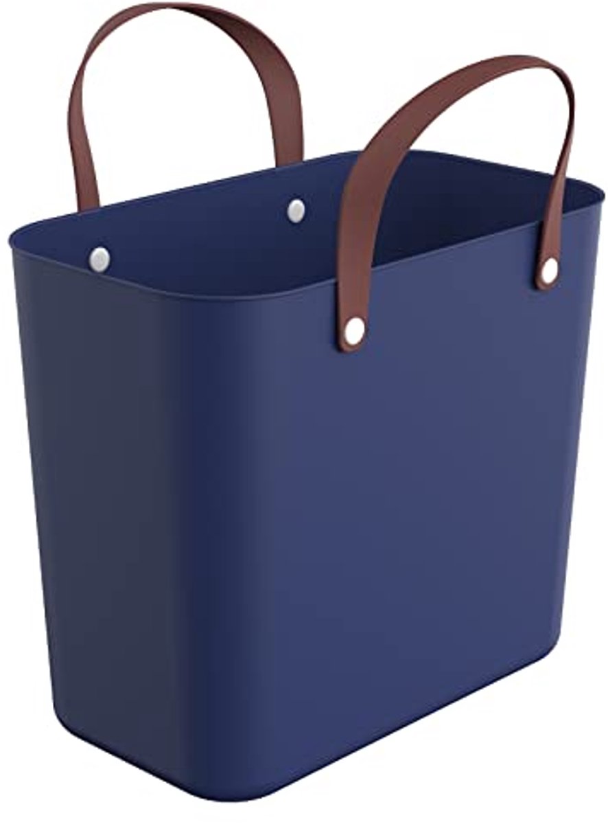 Duurzame Boodschappenmand 25L - Ergonomisch en Praktisch in Blauw