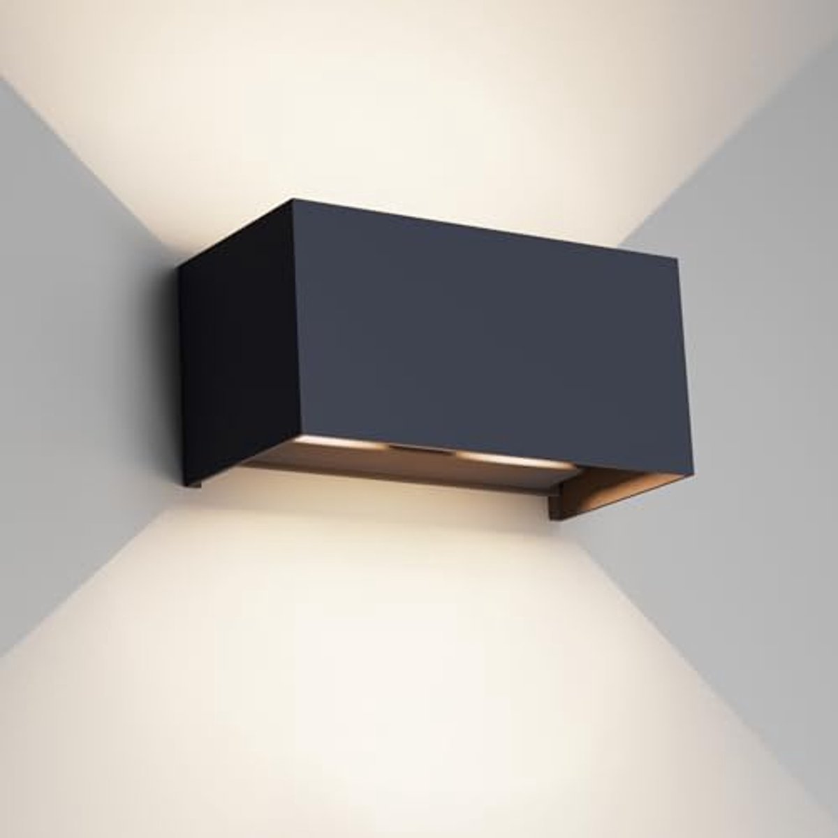 Verstelbare 24W Waterdichte Wandlamp voor Binnen en Buiten - IP65, 4000K, Antraciet