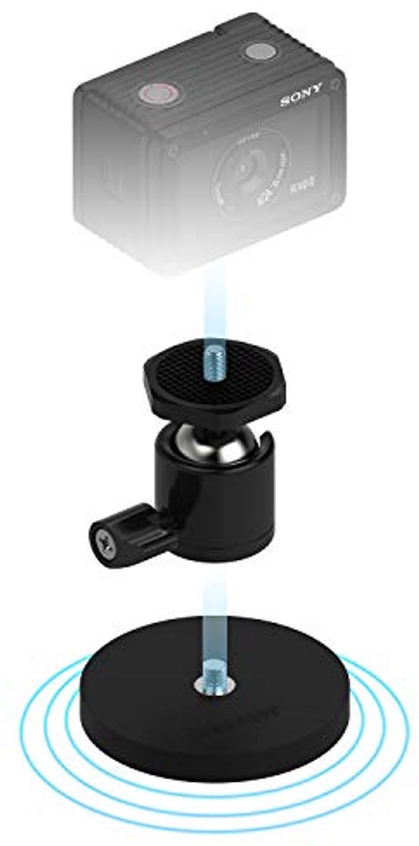 Rubber Gecoate Magnetische Bevestiging voor Actiecamera's