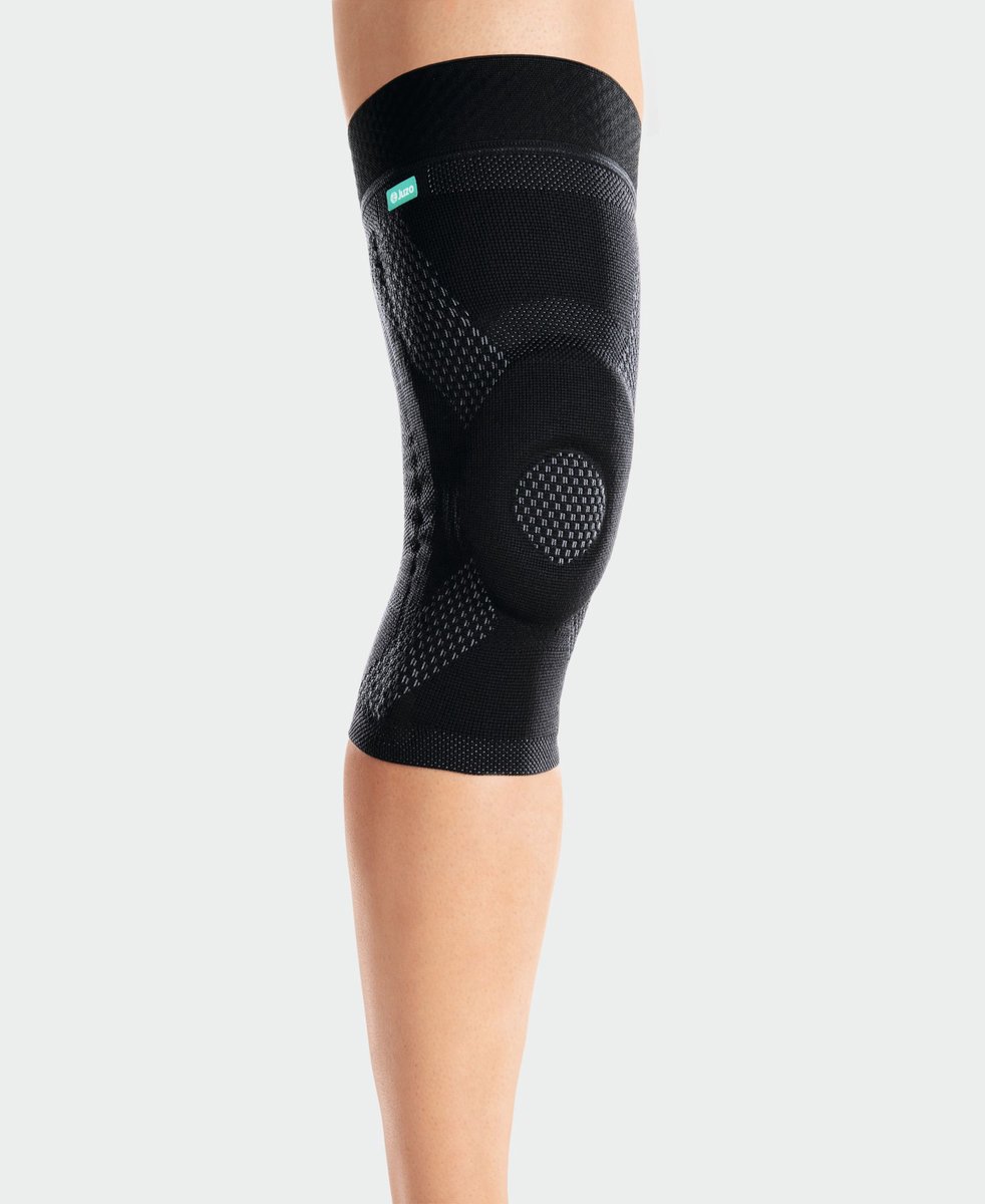 JuzoFlex Genu Xtra Wide 1810W kniebandage DF PLUS, Zwart maat XL, per stuk