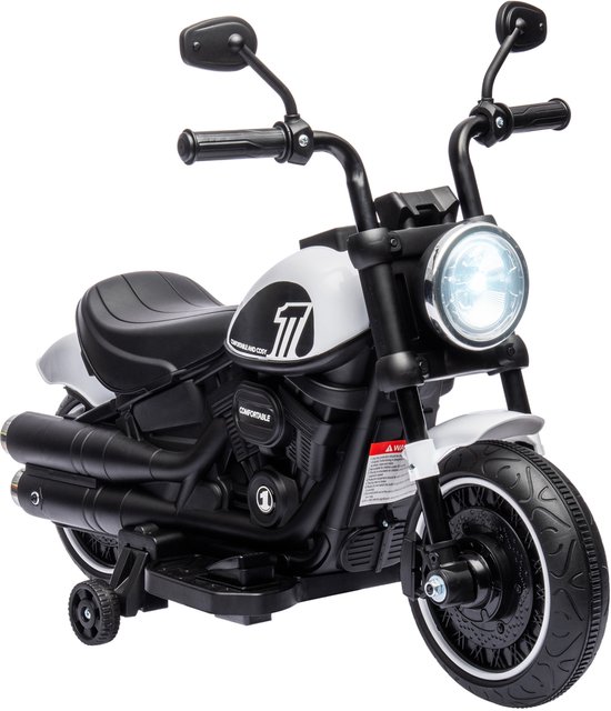 Ecotoys – Luxe Driewieler – Met Vouwdak – Pedalen En Duw- En Stuurstang Wit Met Beige