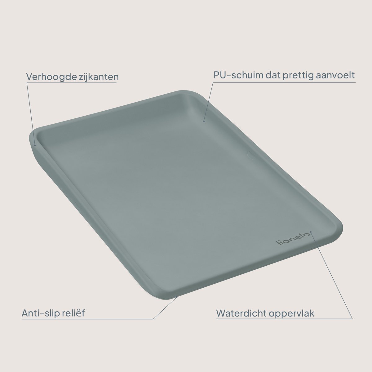 Campingbed Lionelo Sven Plus Grey Scandi | Van Asten Babysuperstore