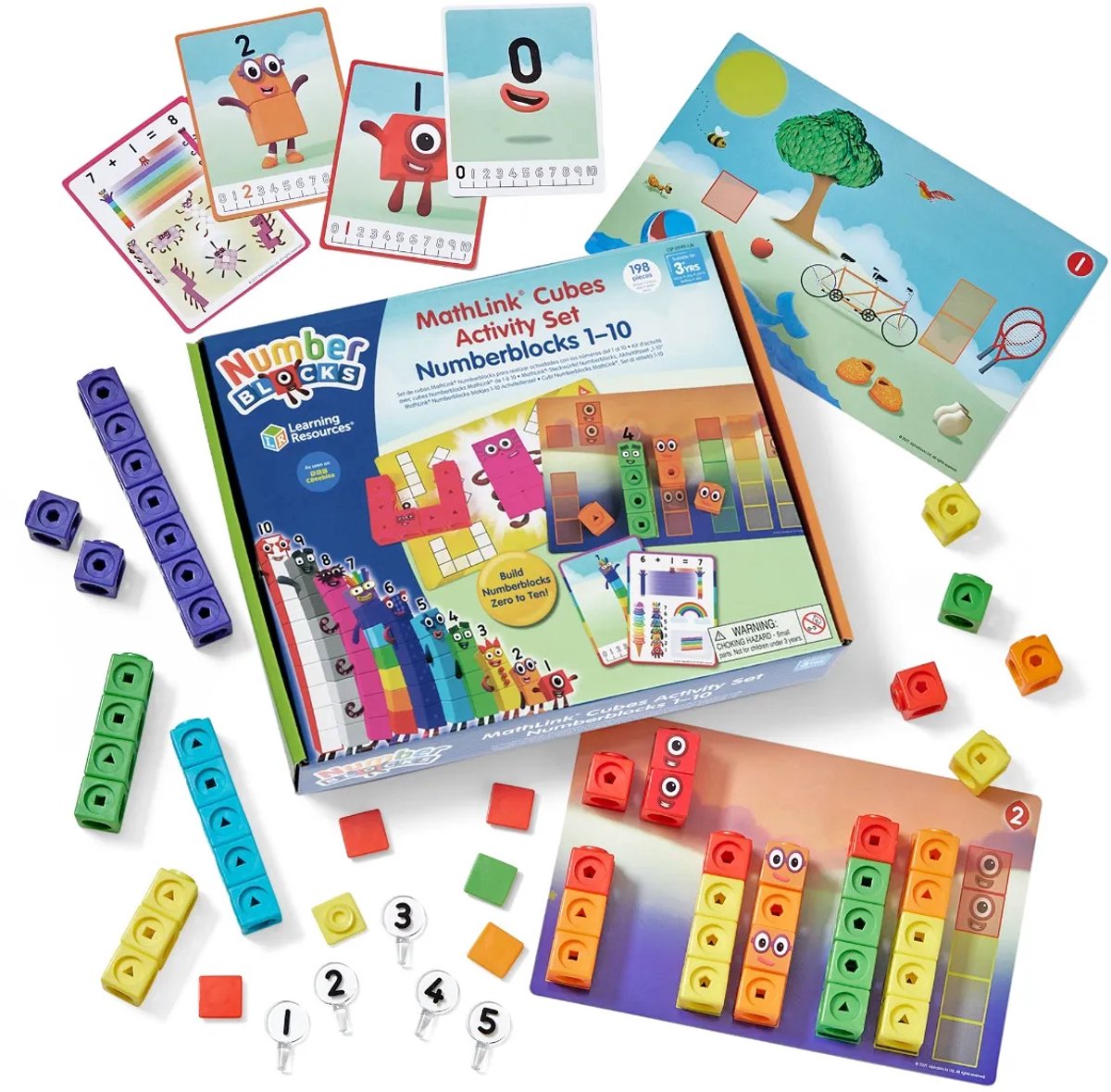Learning Resources MathLink® Cubes Numberblocks® 1-10 Activity Set - 3+ — afbeelding 14