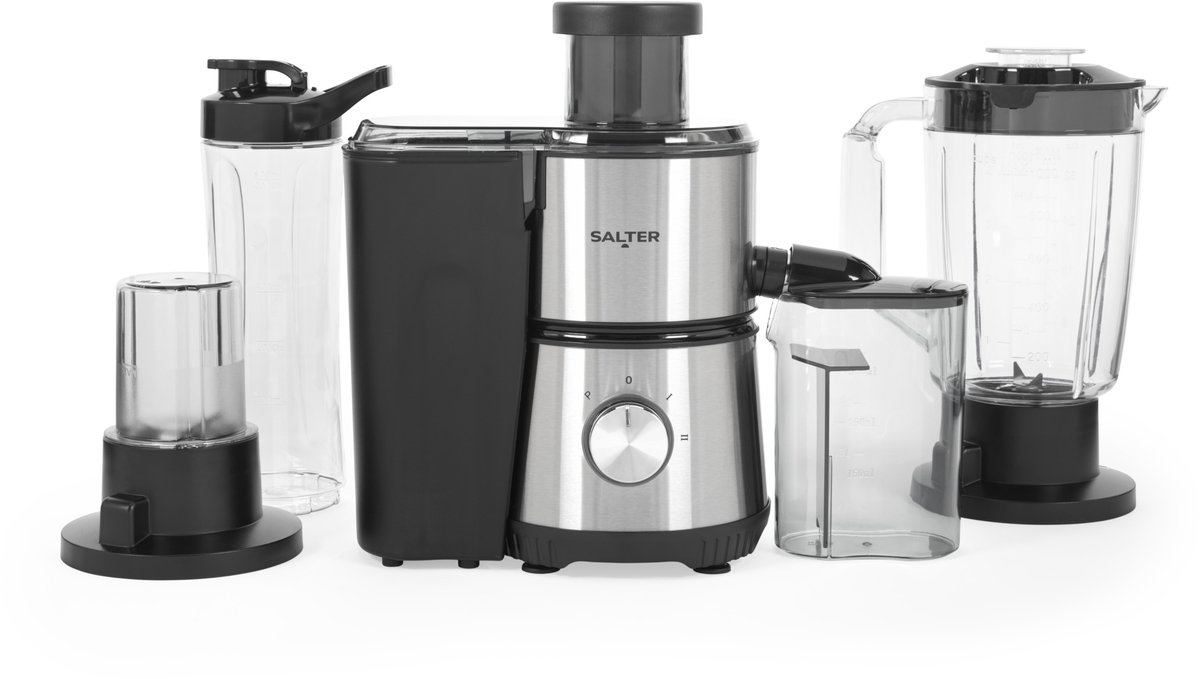 Salter 4-in-1 Juicer & Blender - 2 snelheden - Diverse accessoires
